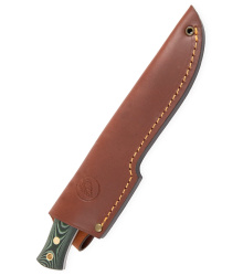 Casström, SWEDISH FOREST KNIFE NO. 14, GREEN MICARTA