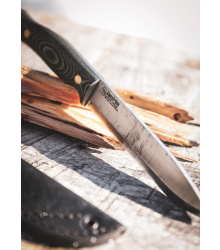 Casström, SWEDISH FOREST KNIFE NO. 14, GREEN MICARTA