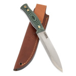 Casström, SWEDISH FOREST KNIFE NO. 14, GREEN MICARTA