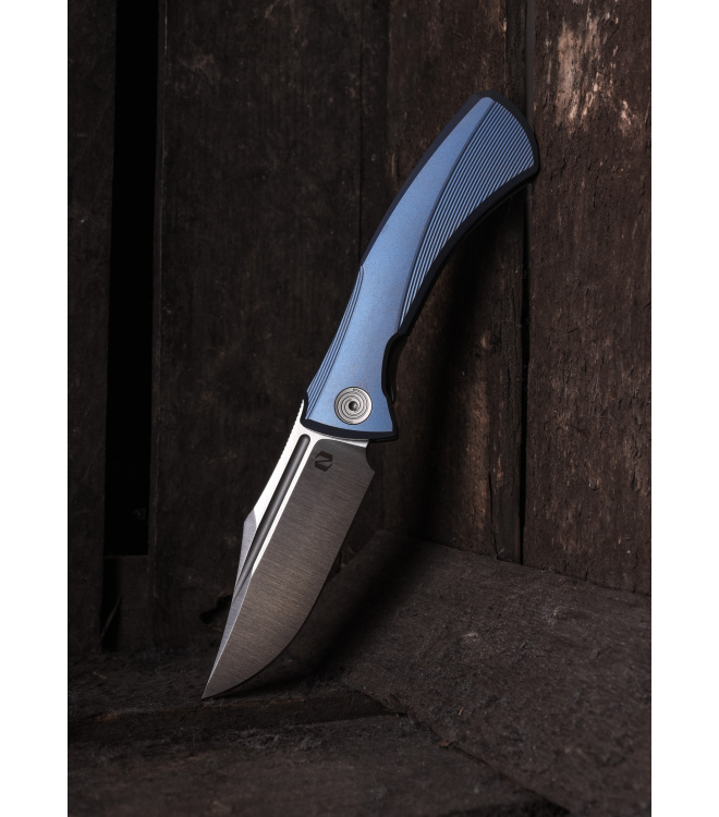 Null Knives GHOUL SATIN BLUE, Taschenmesser