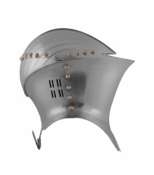 Deutscher Stechhelm, um 1500, 1,6 mm Stahl