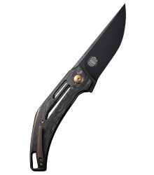 We Knife SPEEDLINER TWILL CARBON FIBER SCHWARZ, Taschenmesser