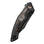 We Knife ORPHEUS TITANIUM COPPER FOIL CF, Taschenmesser