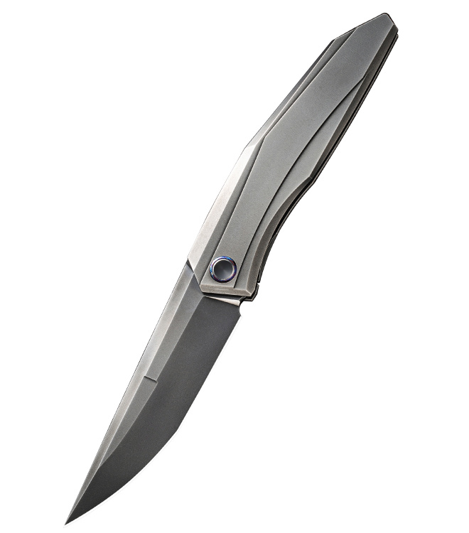 WE Knife CYBERNETIC TITAN POLISHED GRAY, Taschenmesser