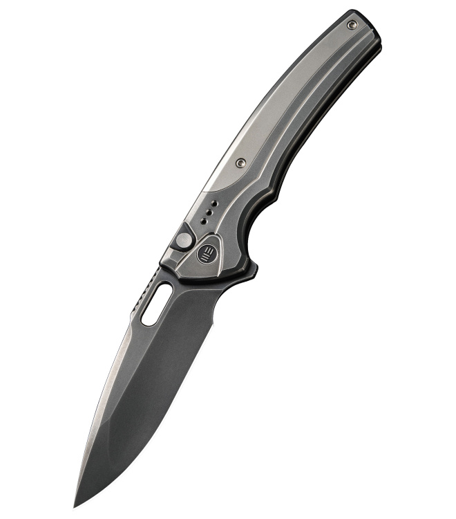 WE Knife EXCITON LTD POLISHED GRAY TITAN, Taschenmesser