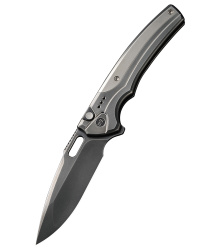 WE Knife EXCITON LTD POLISHED GRAY TITAN, Taschenmesser