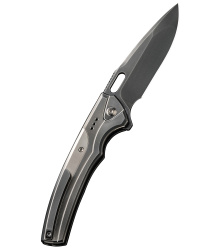 WE Knife EXCITON LTD POLISHED GRAY TITAN, Taschenmesser