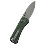 We Knife BANTER 2 GREEN CANVAS MICARTA, Taschenmesser