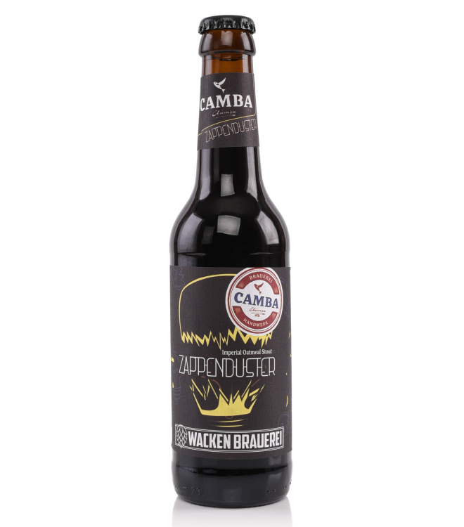 Zappenduster - Oatmeal Stout, 0,33l Flasche - Camba-Wacken-Collab