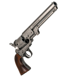 Colt Navy 1851, Perkussionsrevolver, Altgrau, Replik