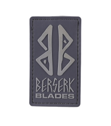 Berserk Blades PVC Patch dunkelgrau