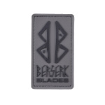 Berserk Blades PVC PATCH hellgrau