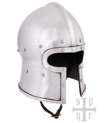 Barbuta in T-Form, 15. Jh., Mittelalter-Helm für...