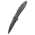 Taschenmesser Kershaw Leek, Komposit-Klinge, BlackWash