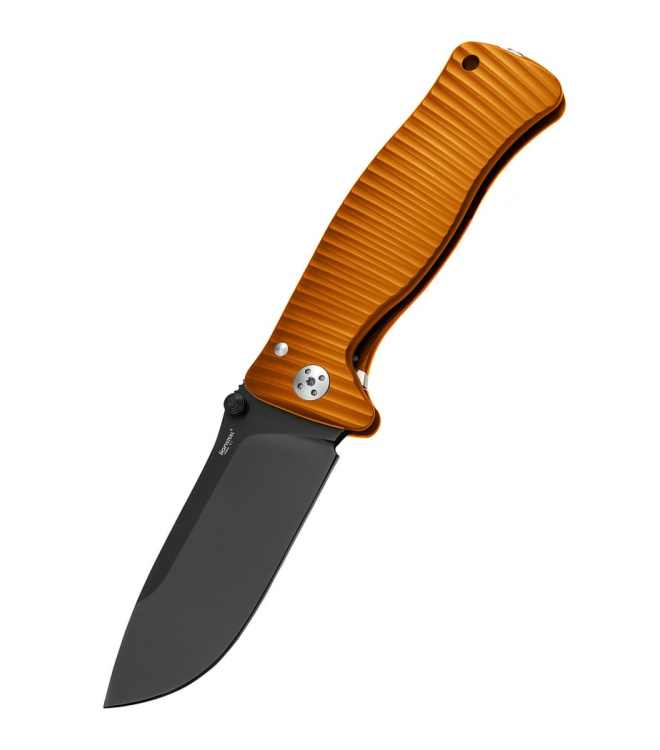 Taschenmesser SR1 Aluminium Orange, Schwarz, Lionsteel