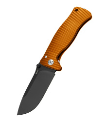 Taschenmesser SR1 Aluminium Orange, Schwarz, Lionsteel