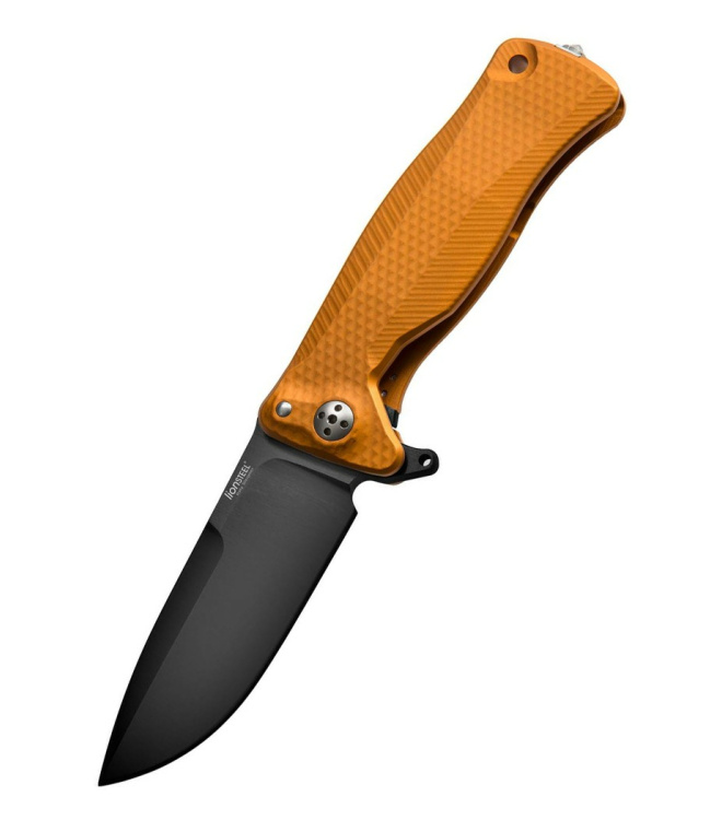 Taschenmesser SR-11 Aluminium orange, schwarz, Lionsteel