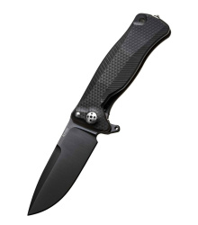 Taschenmesser SR-11 Aluminium schwarz, schwarz, Lionsteel