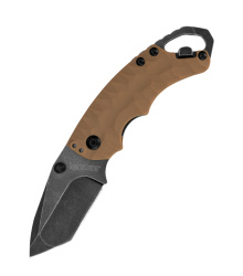 Taschenmesser Kershaw Shuffle II, Hellbraun, BlackWash