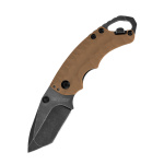 Taschenmesser Kershaw Shuffle II, Hellbraun, BlackWash