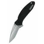 Taschenmesser Kershaw Scallion, Schwarz, Stonewash